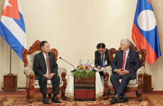President of Laos-Cuba Friendship Association Pays Courtesy Visit to Cuban President